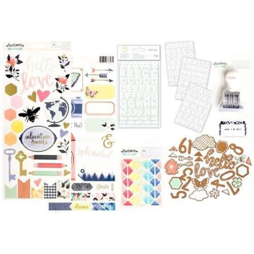 January 2017 Project Life Scrapbook Kit Hip Kit Club Scrapbook Kit Club