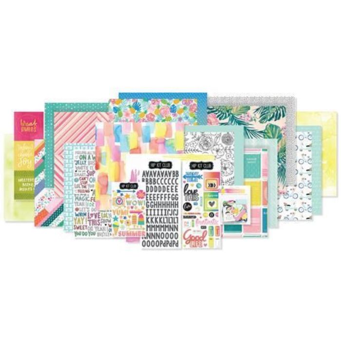 July 2017 Hip Kit Club Main Scrapbook Kit