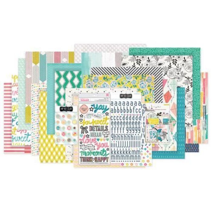 August 2017 Hip Kit Club Main Scrapbook Kit 