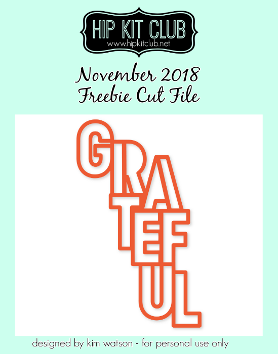 November 2018 - Kim Watson - Autumn Vibes - Cut Files  - Silhouette Cricut