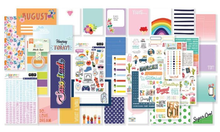 August 2020 Hip Kit Club Pocket Life Scrapbook Kit