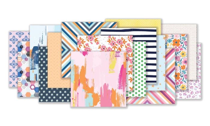 August 2020 Hip Kit Club Paper Scrapbook Kit