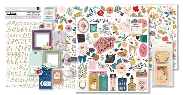 September 2020 Hip Kit Club Embellishment Scrapbook Kit