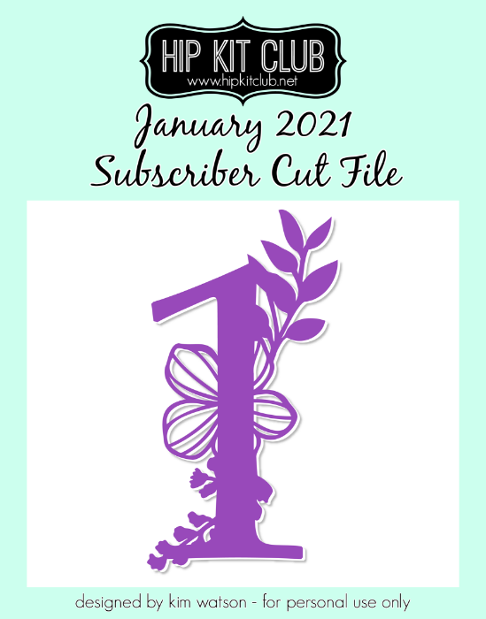 January 2021 - Kim Watson - One - Silhouette Cricut Cameo