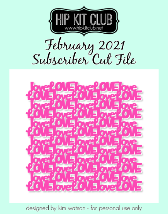 February 2021 - Kim Watson - Love Lace - Silhouette Cricut Cameo