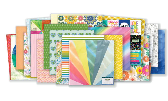 August 2021 Hip Kit Club Paper  Scrapbook Kit 