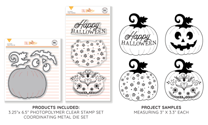 October 2022 Hip Kit Club Stamp & Metal Die Scrapbook Kit