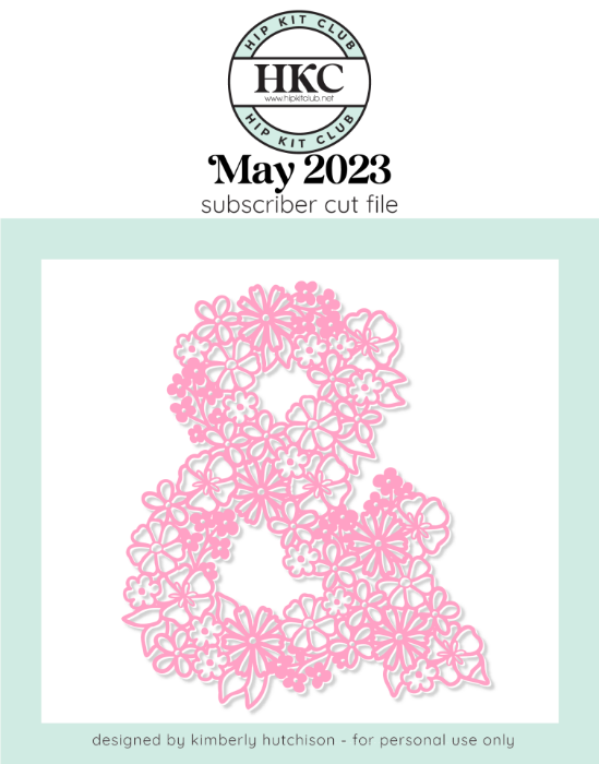 Picture of May 2023 - Ampersand Cut File
