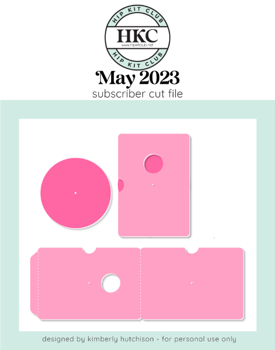 Picture of May 2023 - Wheel Card Cut File