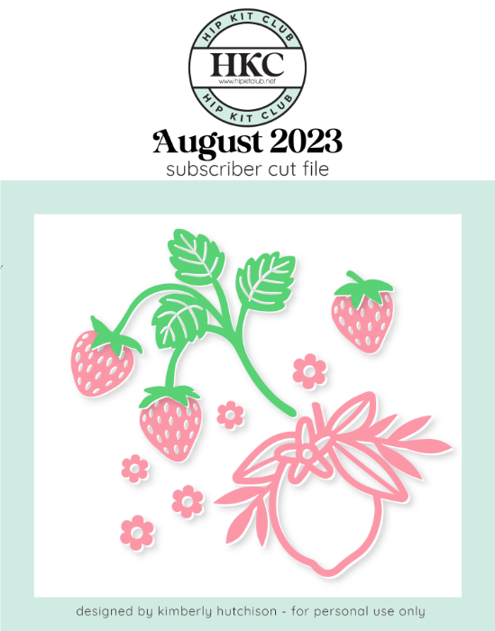 Picture of August 2023 Summer Fruit Cut File  