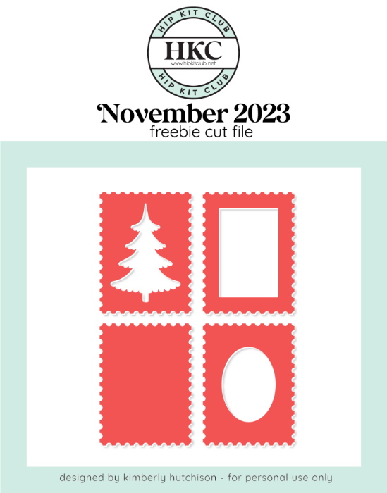 Postage Stamp Frames Cut File (Free when registered)