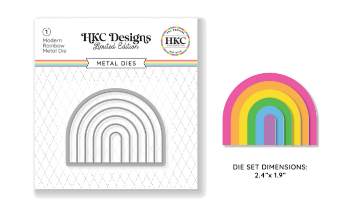 June 2025 Modern Rainbow Metal Die