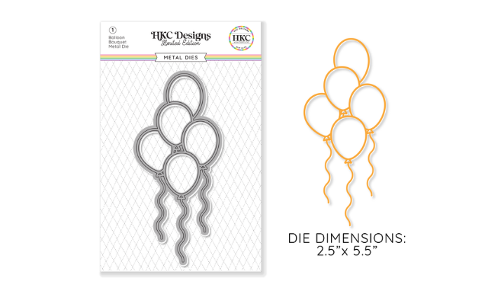 July 2025 Balloons Metal Die