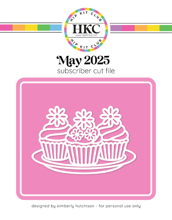 Picture of May 2025 Daisy Cupcakes Cut FIle