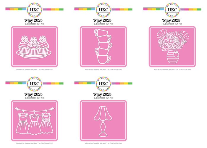 Picture of May 2025 Full Cut File Digital Download Pack 