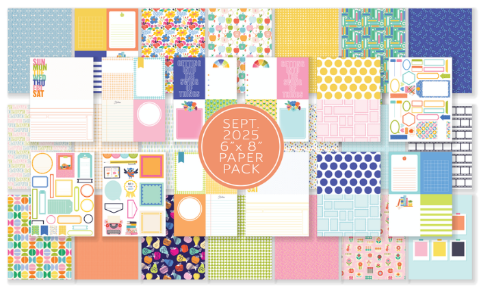 September 2025 Pocket Life Cards and Ephemera Shapes